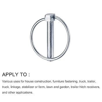 Amazon.co.jp: METALLIXITY リンチピン リング付き (12 mmx70 mm